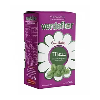Yerba Mate Melisa x 500 gr (Verdeflor)