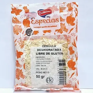 Cebolla Deshidratada x 50 gr x 25 u (Dicomere)