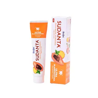 Sudanta Half Pasta Dental Ayurvedica Ultra Blanqueadora x 50 gr (Sri Sri)