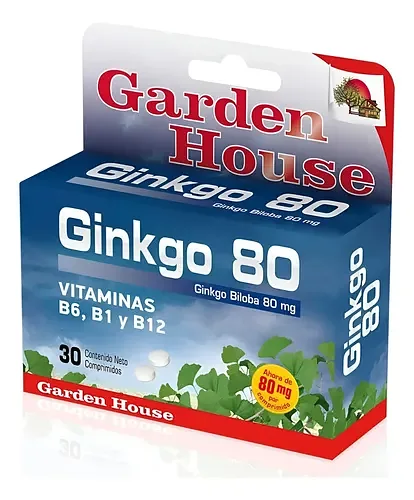 Ginkgo Biloba 80 x 30 Capsulas (Garden House)