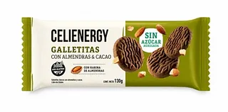 Galletitas con Almendras y Cacao Sin Azucar x 130 gr (Celienergy)