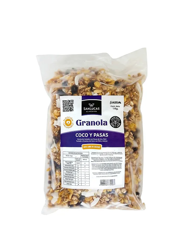 Granola Coco y Pasas x Kg  (San Lucas)