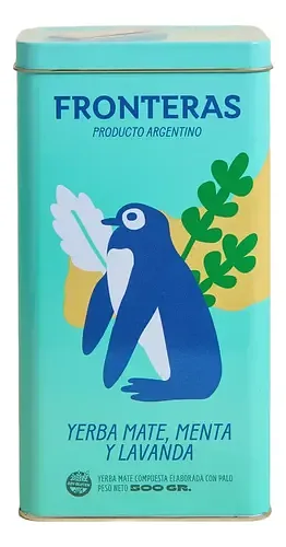 Yerba Mate con Menta y Lavanda Lata x 500 gr (Fronteras)