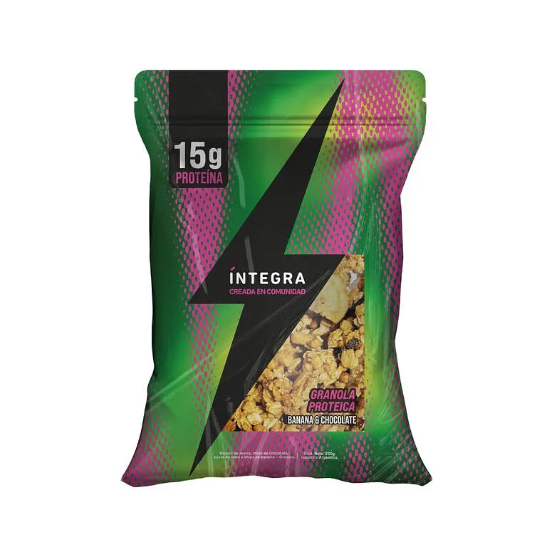Granola Proteica Banana y Chocolate x 700 gr (Integra)