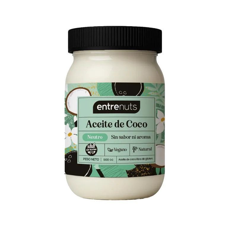 Aceite de Coco Neutro x 500 ml (Entrenuts)