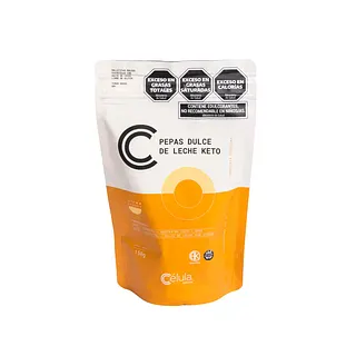 Pepas de Dulce de Leche Keto x 150 gr (Celula)