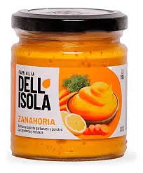 Mayonesa Vegana Zanahoria x 180 gr (Dell Isola)