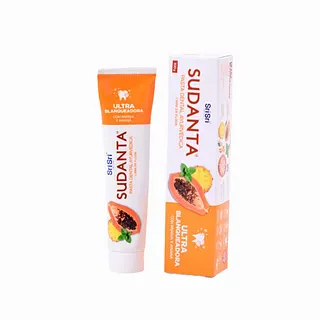 Sudanta Half Pasta Dental Ayurvedica Ultra Blanqueadora x 100 gr (Sri Sri)