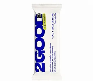 Barra Proteica Coco y Dulce de Leche x 50 gr - 10 Unidades (2Good)
