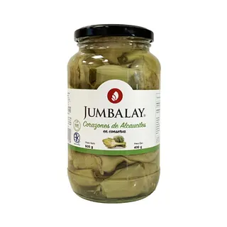 Corazones de Alcauciles x 600 gr (Jumbalay)