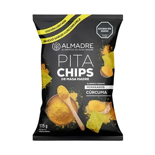 Pita Chips Curcuma x 115 gr (Almadre)
