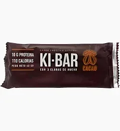 Barra de Proteina Natural Sabor Cacao x 40 gr (Ki-Bar)