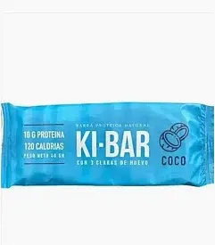 Barra de Proteina Natural Sabor Coco x 40 gr (Ki-Bar)
