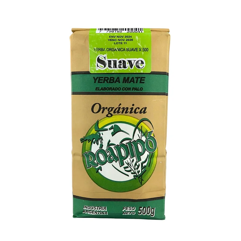 Yerba Organica Roapipo Suave x 500 gr (Roapipo)