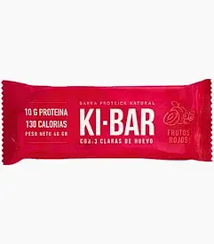 Barra de Proteina Natural Sabor Frutos Rojos x 40 gr (Ki-Bar)