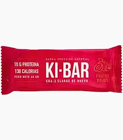 Barra de Proteina Natural Sabor Frutos Rojos x 40 gr (Ki-Bar)