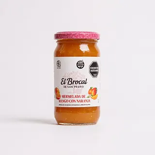 Mermelada Tradicional de Mango con Naranja x 420 Gr (El Brocal)