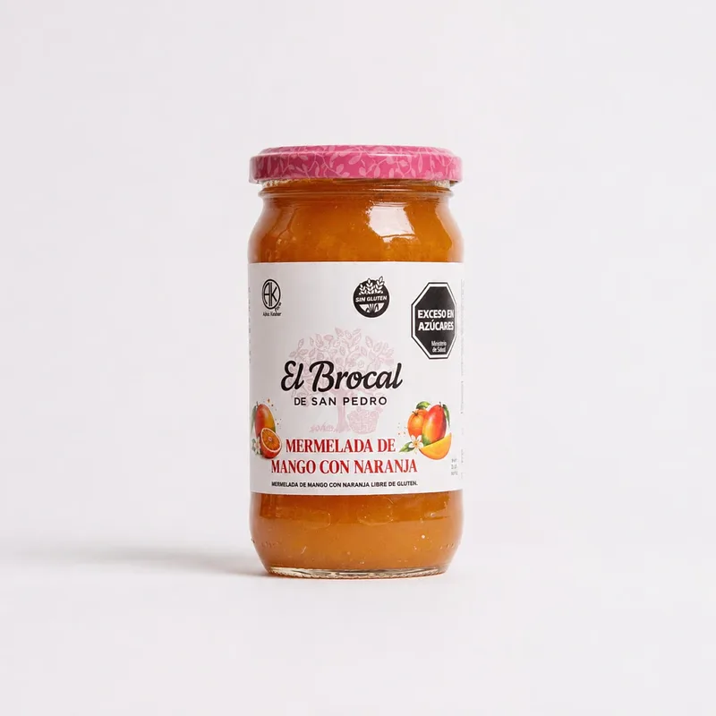 Mermelada Tradicional de Mango con Naranja x 420 Gr (El Brocal)