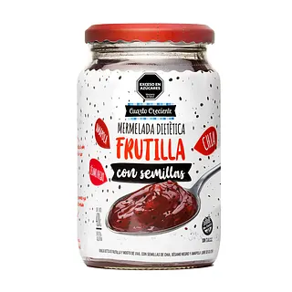 Mermelada con Semillas Frutilla x 400 gr (Cuarto Creciente)