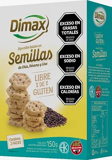 Bizcochitos Salados con Semillas x 200 gr (Dimax)