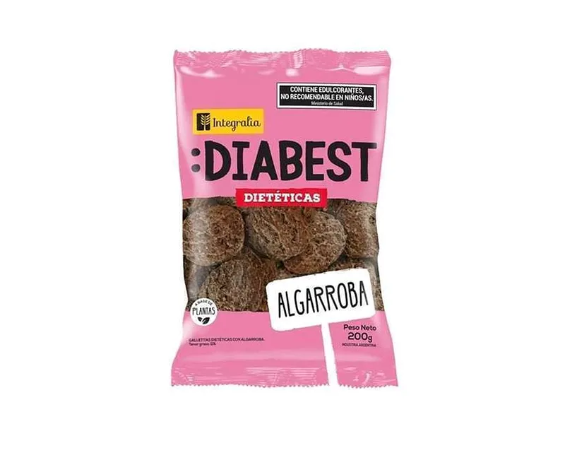 Galletitas Diabest Algarroba x 200 gr (Integralia)