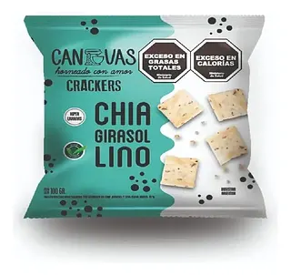 Galletitas Chia Girasol y Lino x 100 gr (Canvas)