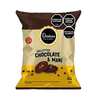 Galletitas Chocolate y Mani x 200 gr (Doninas)