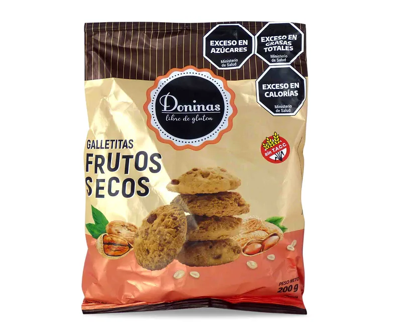 Galletitas Frutos Secos x 200 gr (Doninas)