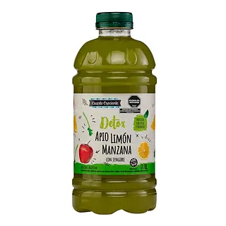 Jugo Detox Apio Limon Manzana con Jengibre x 1000 ml (Cuarto Creciente)