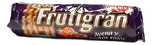 Galletitas Frutigran Avena y Frutos Rojos x 250 gr (Granix)
