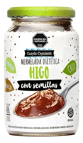 Mermelada con Semillas Higo x 400 gr (Cuarto Creciente)