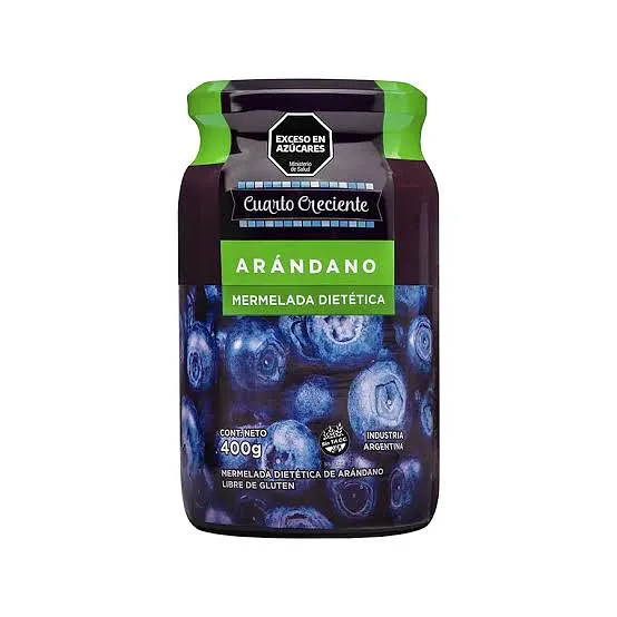 Mermelada Diet Arandano x 400 gr (Cuarto Creciente)