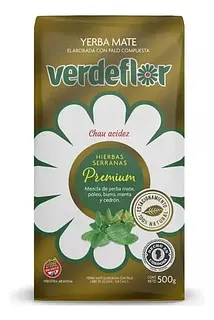 Yerba Mate Hierbas Serranas Premium x 500 gr (Verdeflor)