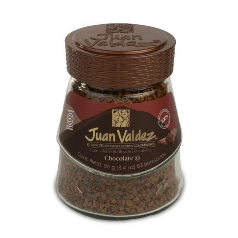 Cafe Soluble Liofilizado con Chocolate x 95 gr (Juan Valdez)