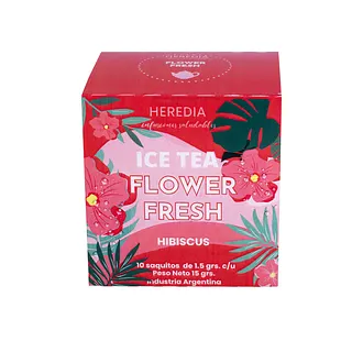 Ice Tea Flower Fresh (Hibiscus) x 10 u (Heredia)