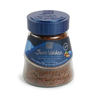 Cafe Soluble Liofilizado con Avellana x 95 gr (Juan Valdez)