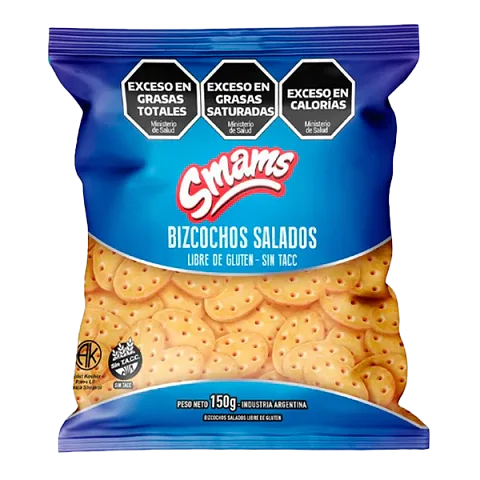 Bizcochos Salados x 150 gr (Smams)