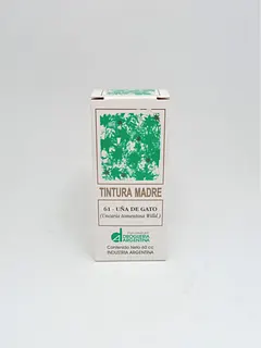 Tintura Madre 61 - Una de Gato - x 60 ml (Drogueria Argentina)