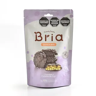 Snack Castanas de Caju y Chocolate x 100 gr (Bria)