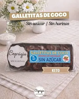 Galletitas de Coco Bañadas en Chocolate Sin Azucar  KETO DIET (Coprigio)