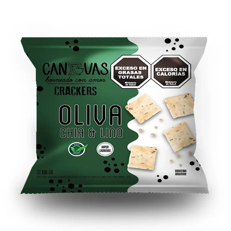 Galletitas Oliva Chia y Lino x 100 gr (Canvas)