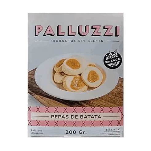 Galletitas Pepas Batata x 200 gr (Palluzzi)