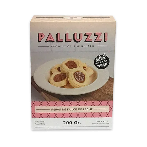 Galletitas Pepas Dulce de Leche x 200 gr (Palluzzi)