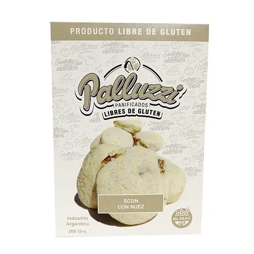 Galletitas Scons con Nuez x 200 gr (Palluzzi)