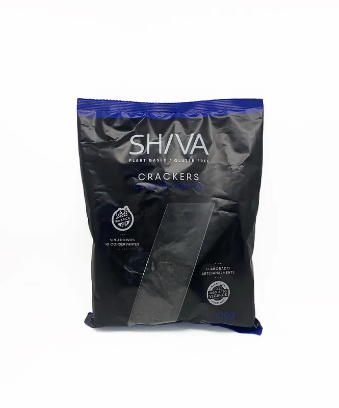 Galletitas Crackers Shiva Carbon Vegetal (veganas y sin tacc) x 100 gr (Shiva)