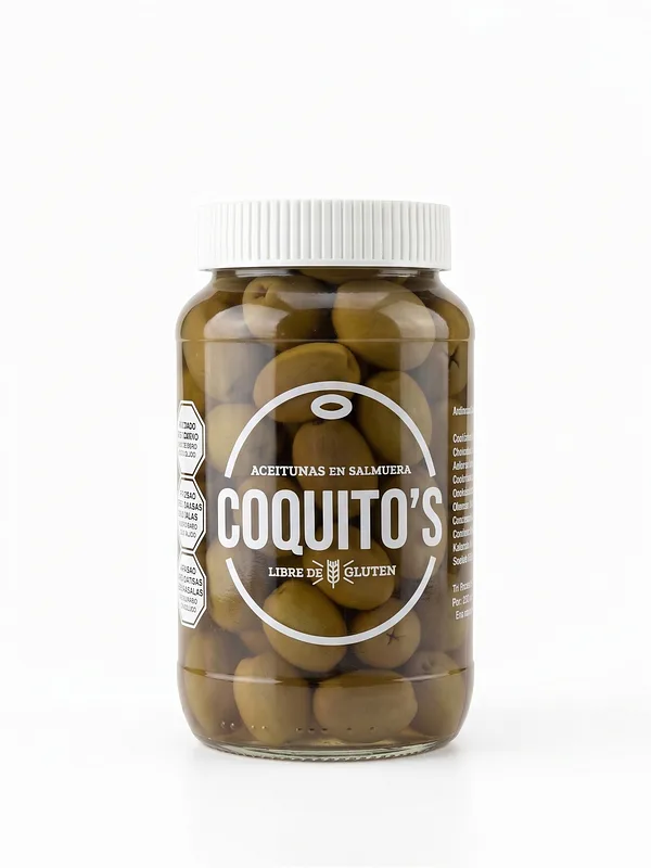 Aceitunas Negras N1 en Salmuera x 400 gr (Coquitos)