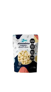 Almendras con Cobertura Chocolate Blanco x 400 gr (Argenfrut)