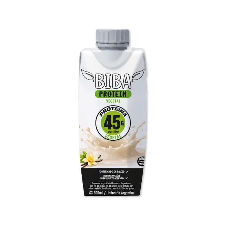 Protein Vegetal x 500 ml x Pack 12 Unid.  (Biba)