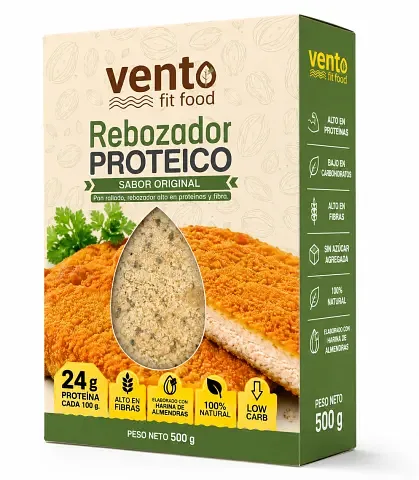 Rebozador Proteico Sabor Original x 500 gr (Vento Fit)