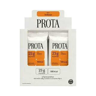 Barrita Proteica Avellanas - 12 Unidades (Prota)